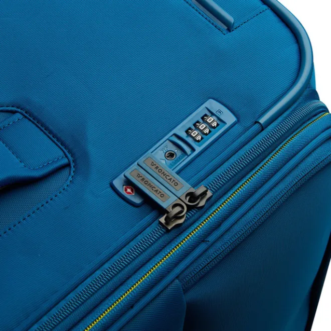 Clearance Roncato Move Expandable Trolley 64 blu laguna