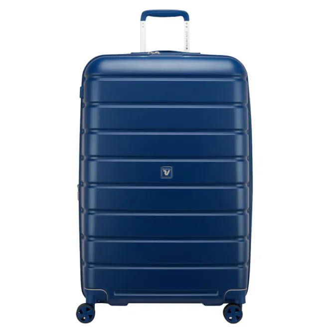 Outlet Roncato ReLIFE Expandable Trolley 78 Detachable Wheels blu notte