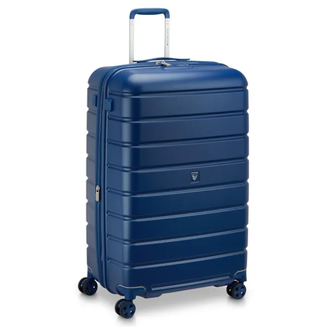 Outlet Roncato ReLIFE Expandable Trolley 78 Detachable Wheels blu notte