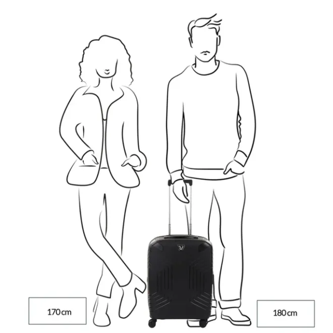 Hot Roncato Ypsilon 4.0 Expandable Trolley with USB 55 burgundy