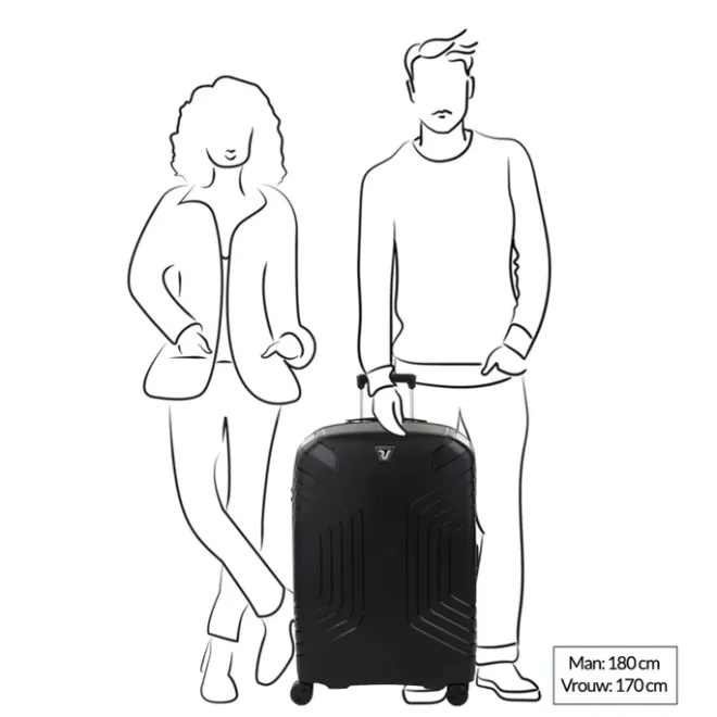 Online Roncato Ypsilon 4.0 Expandable Trolley 78 verde bottiglia