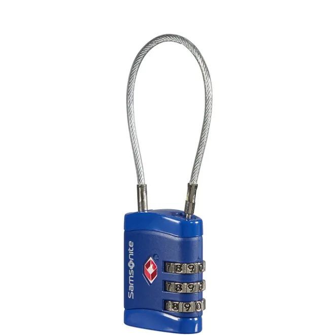 Online Samsonite Accessoires Cablelock 3 Dial TSA midnight blue