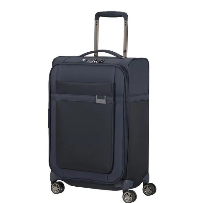 New Samsonite Airea Spinner 55 Exp Lenght 35 cm dark blue