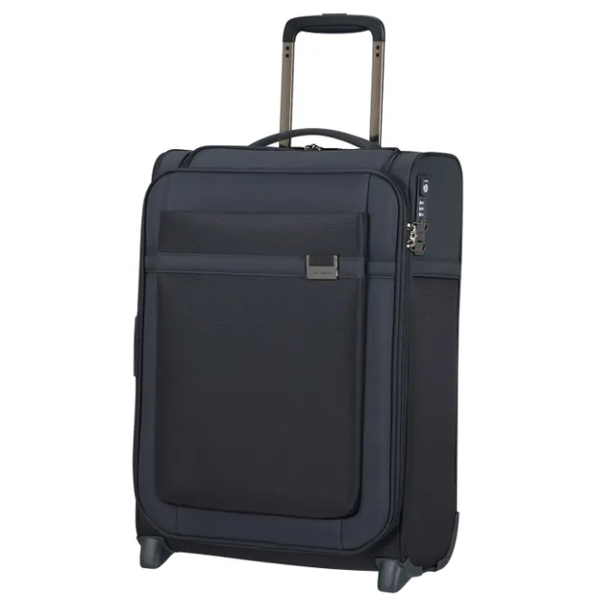 New Samsonite Airea Upright 55 Exp Toppocket dark blue