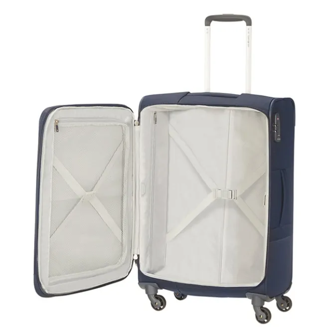 Best Samsonite Base Boost Spinner 66 Expandable navy blue