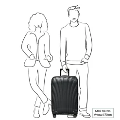 Discount Samsonite C-Lite Spinner 69 black