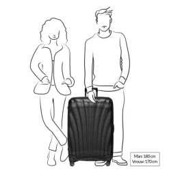Discount Samsonite C-Lite Spinner 81 black