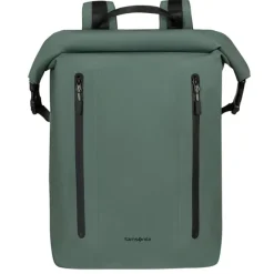 Discount Samsonite Coatify Biz IPX4 Rolltop Backpack 15.6" green