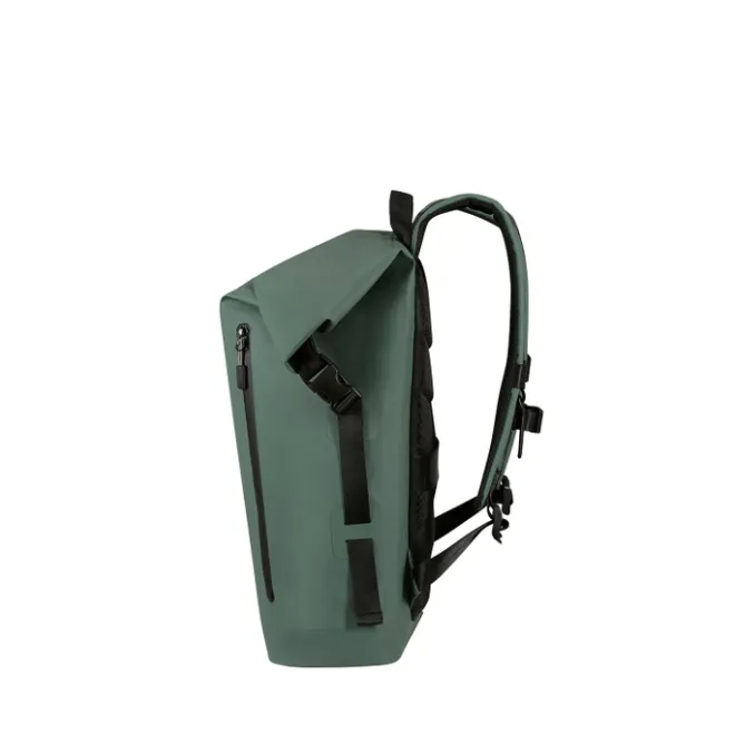 Discount Samsonite Coatify Biz IPX4 Rolltop Backpack 15.6" green