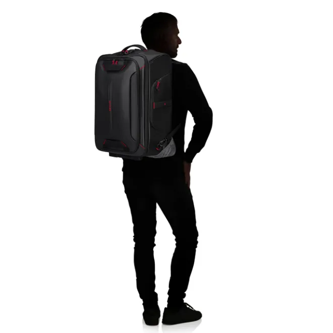 Outlet Samsonite Ecodiver Duffle/Wheels 55 Backpack black
