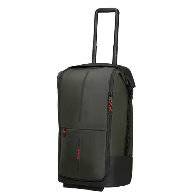 Clearance Samsonite Ecodiver Foldable Wheeled Duffle 4-In-1 climbing ivy