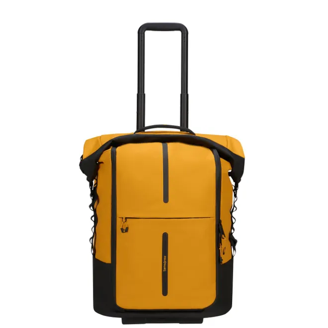 Sale Samsonite Ecodiver Foldable Duffle/Wheels 4-IN-1 yellow