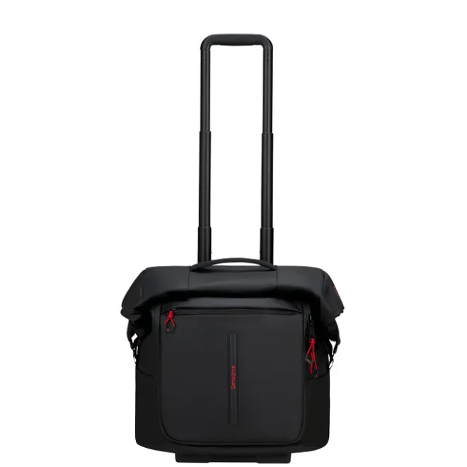 Clearance Samsonite Ecodiver Foldable Duffle/Wheels 4-IN-1 black