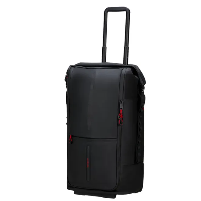 Clearance Samsonite Ecodiver Foldable Duffle/Wheels 4-IN-1 black