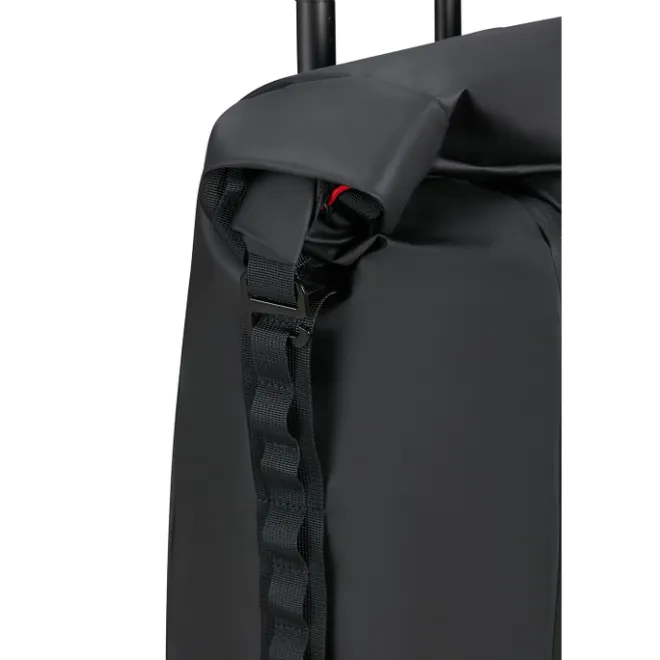 Clearance Samsonite Ecodiver Foldable Duffle/Wheels 4-IN-1 black