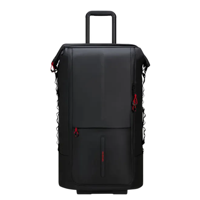 Clearance Samsonite Ecodiver Foldable Duffle/Wheels 4-IN-1 black
