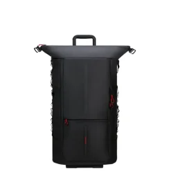 Clearance Samsonite Ecodiver Foldable Duffle/Wheels 4-IN-1 black