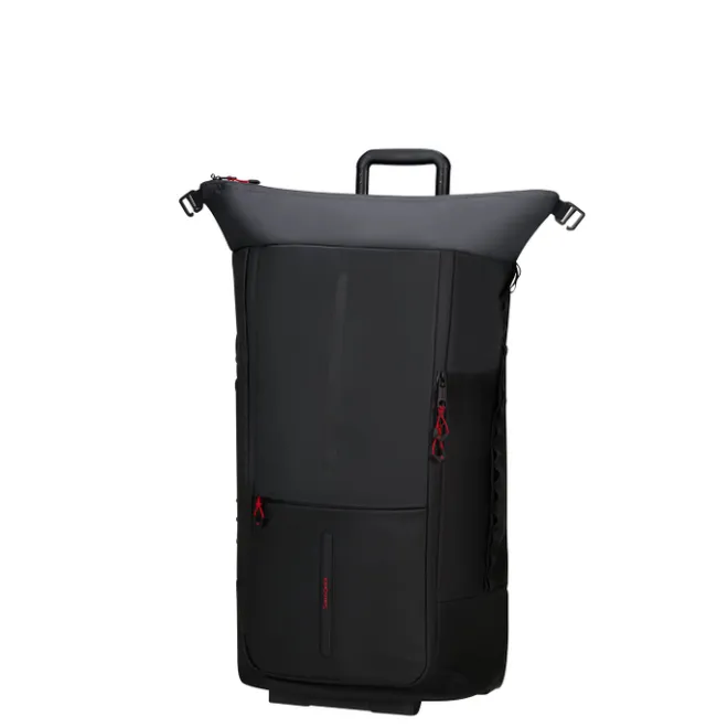Clearance Samsonite Ecodiver Foldable Duffle/Wheels 4-IN-1 black