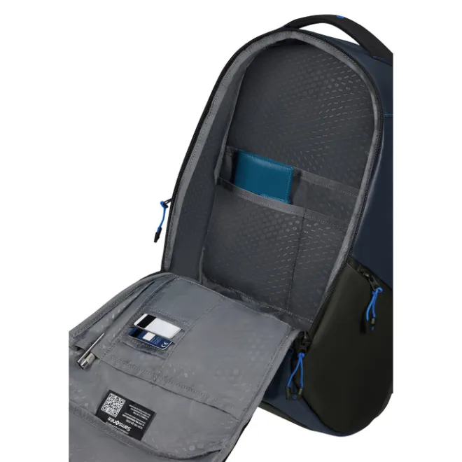Sale Samsonite Ecodiver Laptop Backpack M USB blue nights