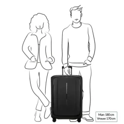 Outlet Samsonite Essens Spinner 75 alpine green
