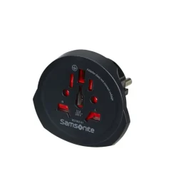 Samsonite Global Travel Accessories World To Europe Adaptor black