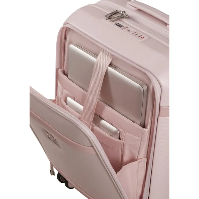 New Samsonite Image Spinner 55/20 Expandable Easy Access rose