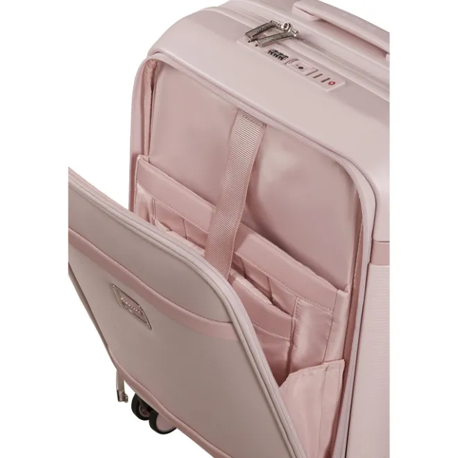 New Samsonite Image Spinner 55/20 Expandable Easy Access rose