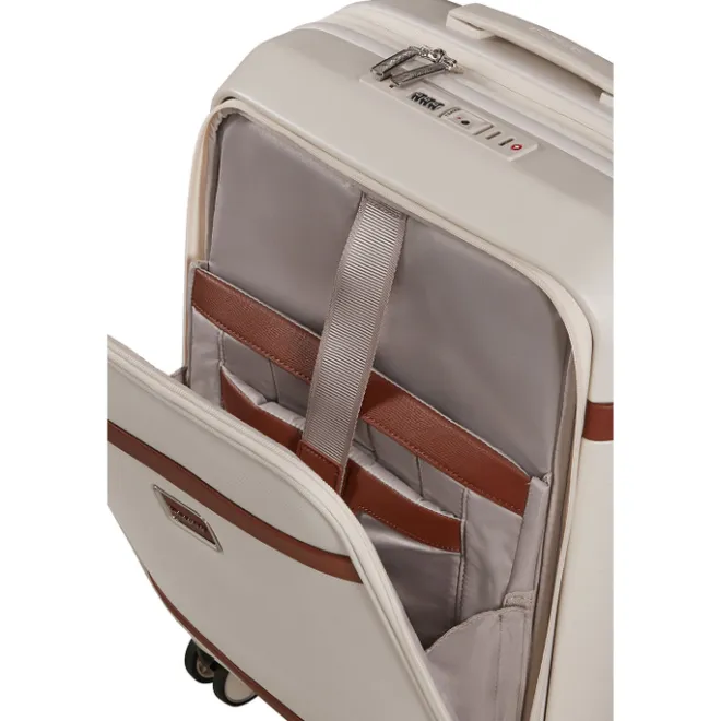 Outlet Samsonite Image Spinner 55/20 Expandable Easy Access ivory