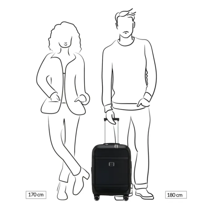 Hot Samsonite Image Spinner 55/20 Expandable Easy Access black