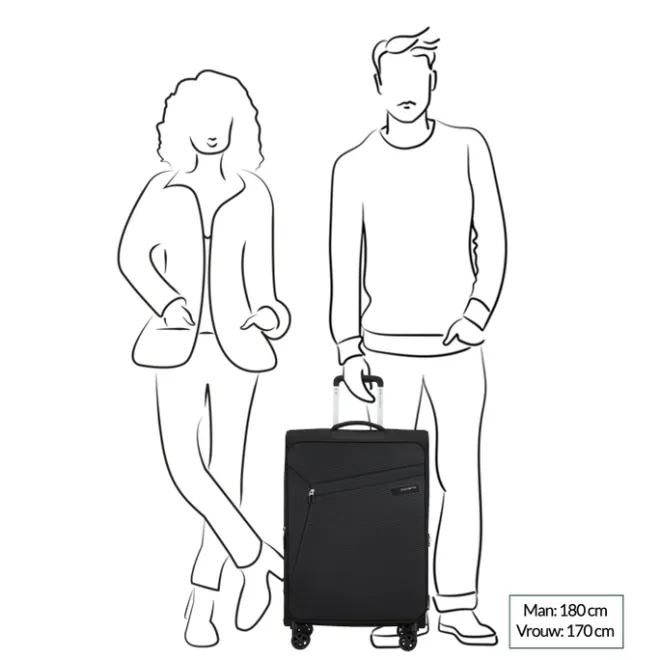 Online Samsonite Litebeam Spinner 66 EXP midnight blue