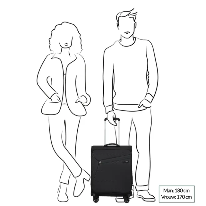 Hot Samsonite Litebeam Spinner 55 midnight blue
