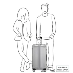 New Samsonite Lite-Box Alu Trunk 74 aluminium