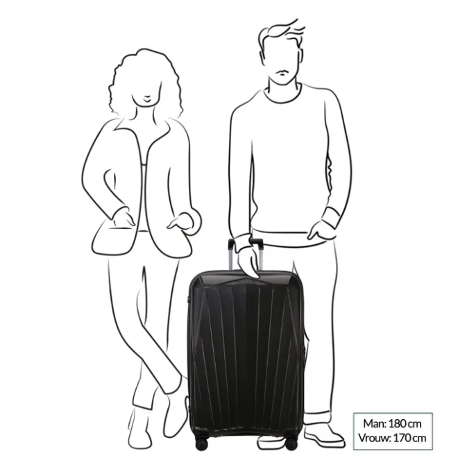 Online Samsonite Major-Lite Spinner 77 saffron yellow