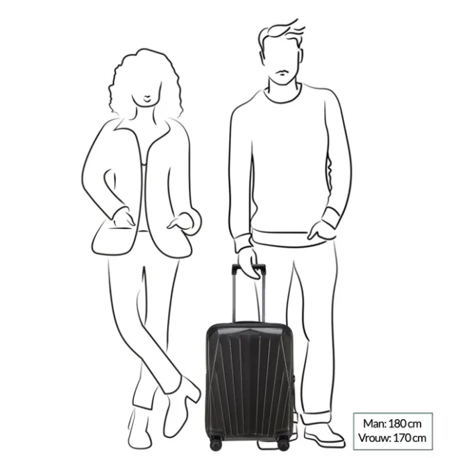 Online Samsonite Major-Lite Spinner 55 EXP saffron yellow