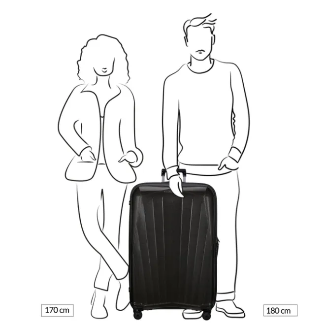 Sale Samsonite Major-Lite Spinner 84 black