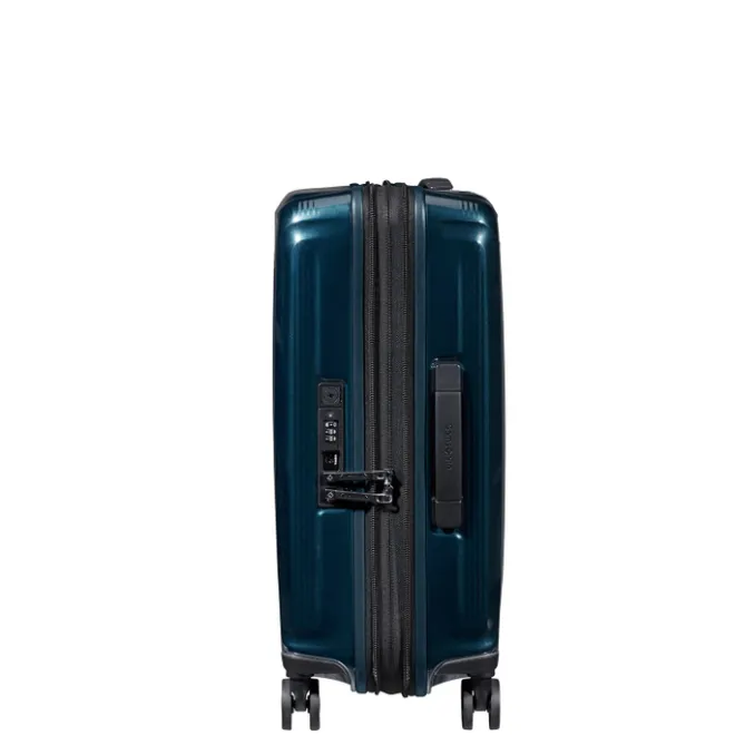 New Samsonite Nuon Spinner 55 Exp metallic dark blue