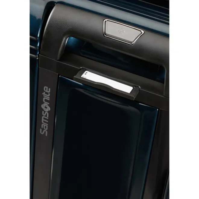 New Samsonite Nuon Spinner 55 Exp metallic dark blue