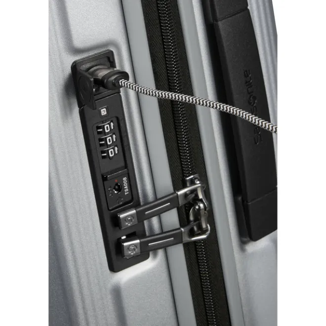 New Samsonite Nuon Spinner 55 Exp matt silver