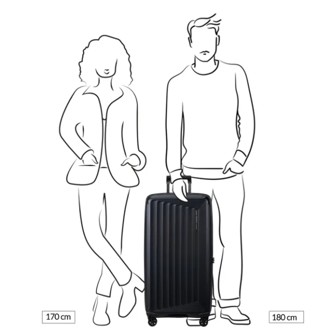 Outlet Samsonite Nuon Trunk 80/30 matt silver