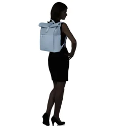 New Samsonite 4Pack Laptop Rolltop Backpack 15.6" dusty blue
