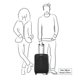Discount Samsonite Proxis Spinner 55 Expandable petrol blue