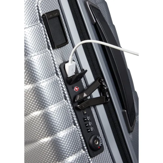 Best Samsonite Proxis Spinner 55 Expandable silver