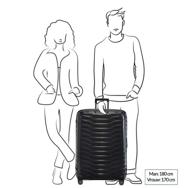 Discount Samsonite Proxis Spinner 81 silver