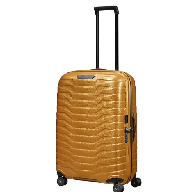 New Samsonite Proxis Spinner 69 honey gold