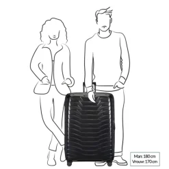 New Samsonite Proxis Spinner 86 silver