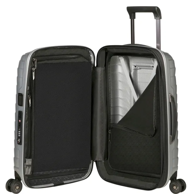 Best Samsonite Proxis Spinner 55/35 Expandable silver