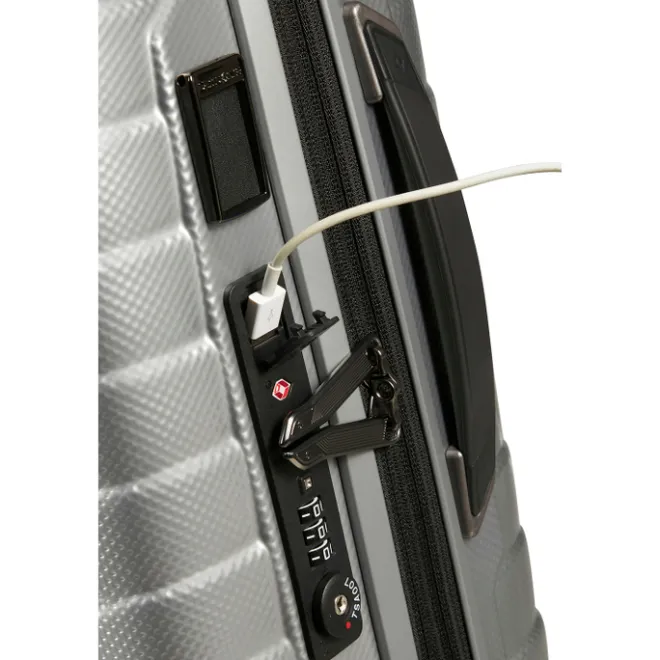 Best Samsonite Proxis Spinner 55/35 Expandable silver