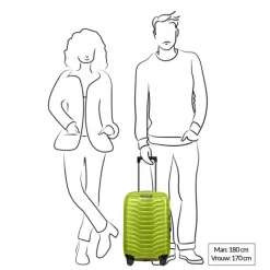 Clearance Samsonite Proxis Spinner 55/35 Expandable lime