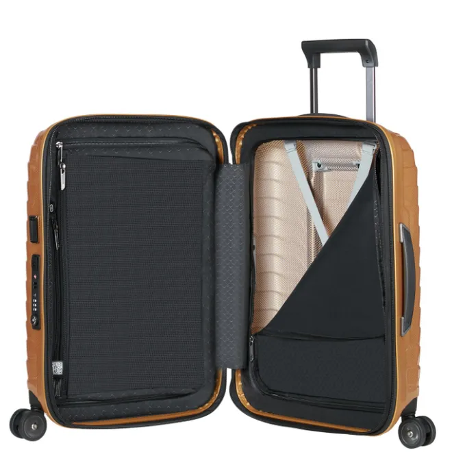 Discount Samsonite Proxis Spinner 55 Expandable honey gold