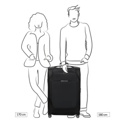 New Samsonite Re-Lite Spinner 83/31 Expandable black